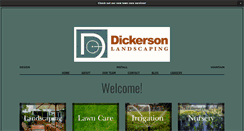 Desktop Screenshot of dickersonlandscaping.com