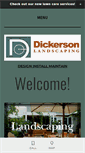 Mobile Screenshot of dickersonlandscaping.com